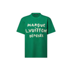 Embroidered Signature Green T-shirt