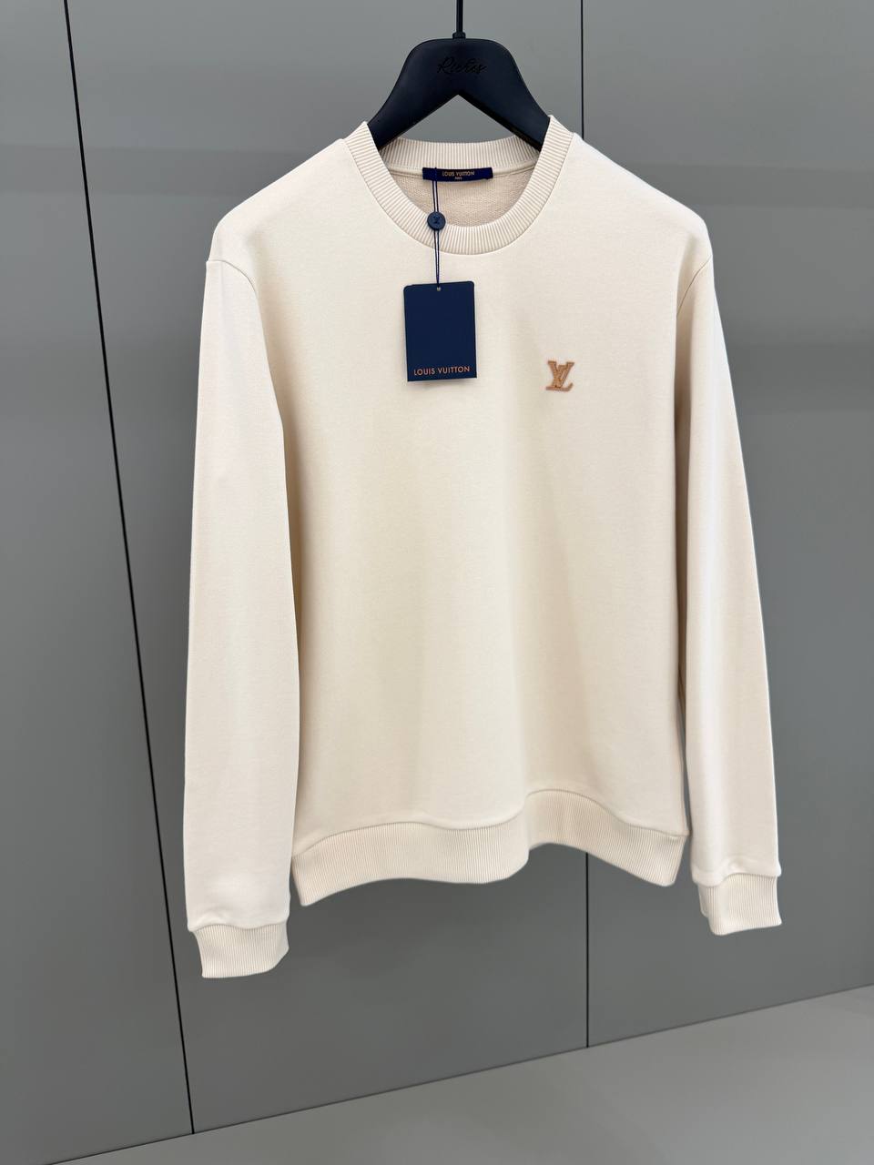 LV Patch Cream White Sweatshirt