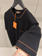 Tricou tricotat negru