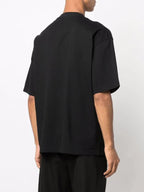 Retail Therapy - Tricou negru cu imprimeu logo