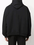 BLCG Paris Logo Embroidered Black Hoodie - Styledistrict