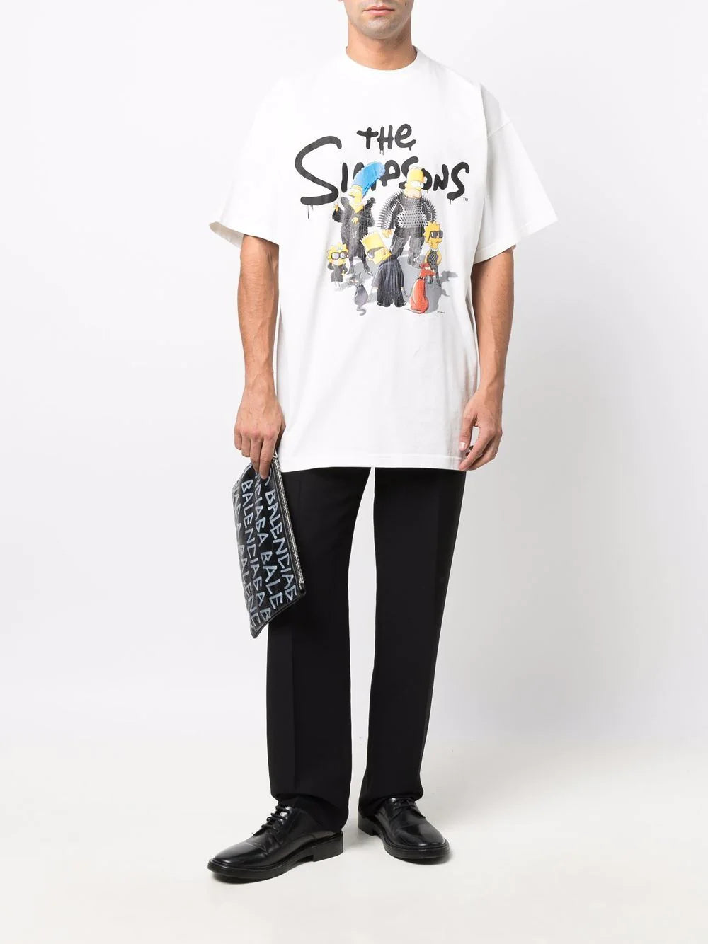BLCG The Simpsons-print White T-shirt - Styledistrict