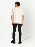 Distressed logo-print cotton T-shirt - Exclusive Wear
