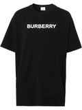 Tricou din bumbac negru cu imprimeu logo