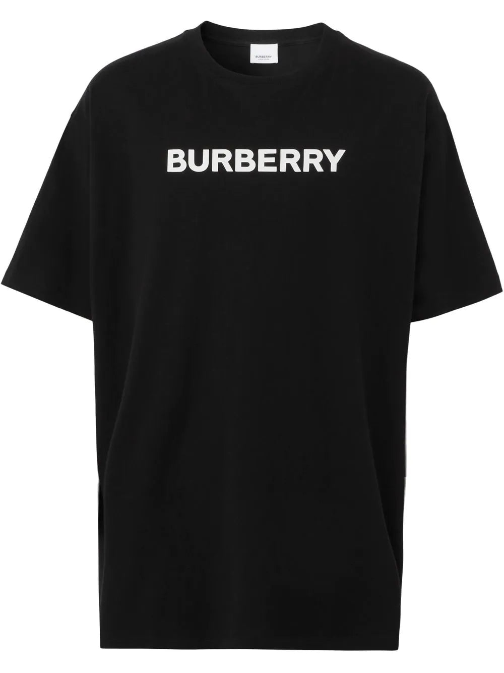 Tricou din bumbac negru cu imprimeu logo
