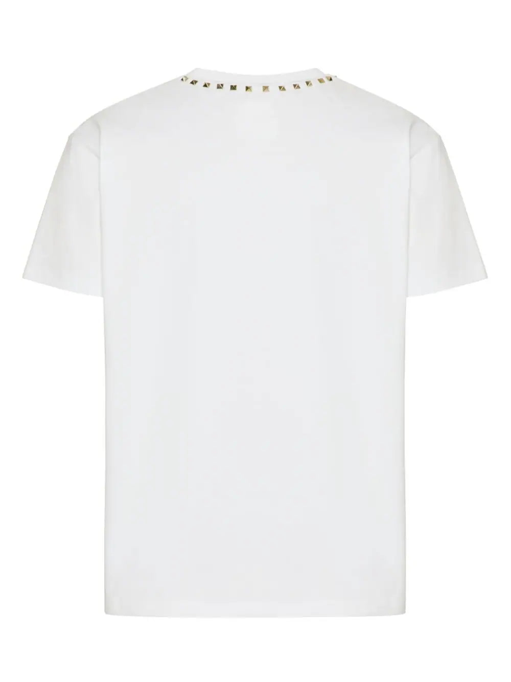 Tricou alb din bumbac cu ținte "Untitled"
