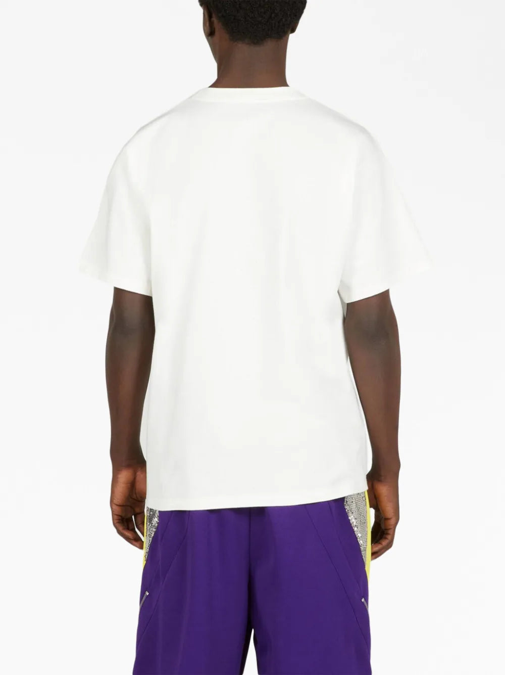 Tricou alb cu imprimeu în gradient Blade