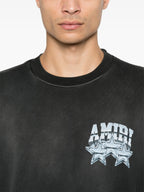 Tricou supradimensionat negru Champions