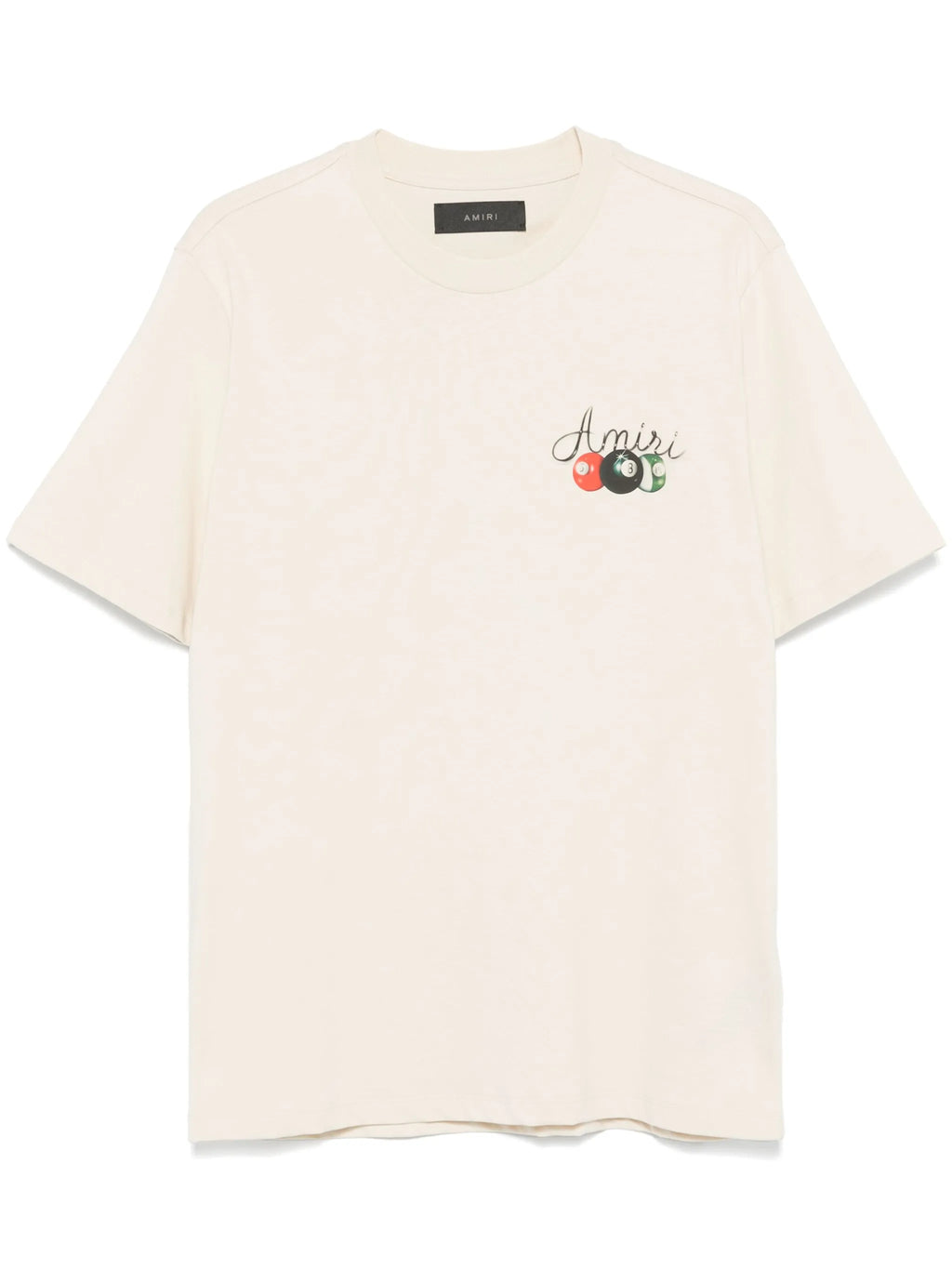 Tricou alb cu tac de biliard