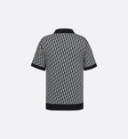 Bluză polo neagră oblică