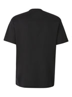 Tricou negru cu broderie logo 4G