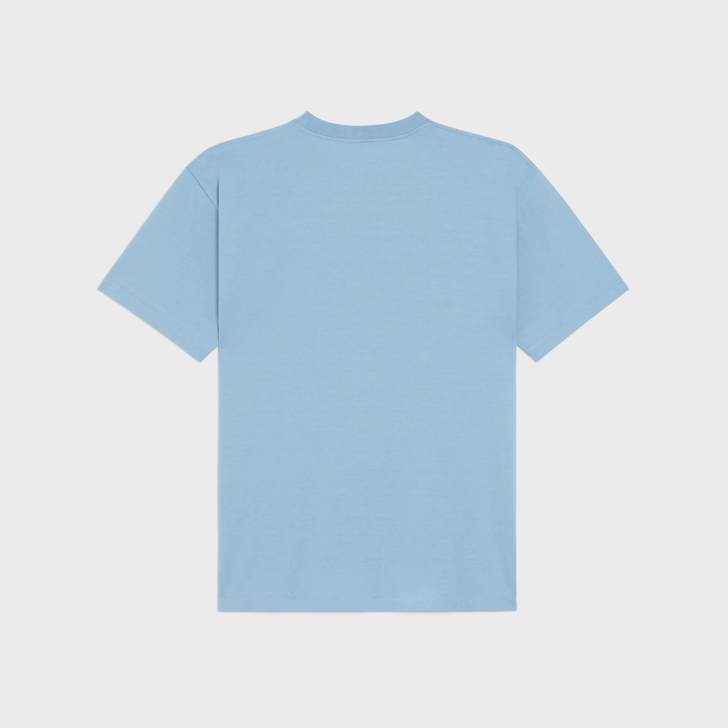 TRICOU ALBASTRU SPĂLAT DIN JERSE DE BUMBAC