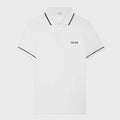 TRICOU POLO CLASIC ALB DIN JERSE DE BUMBAC