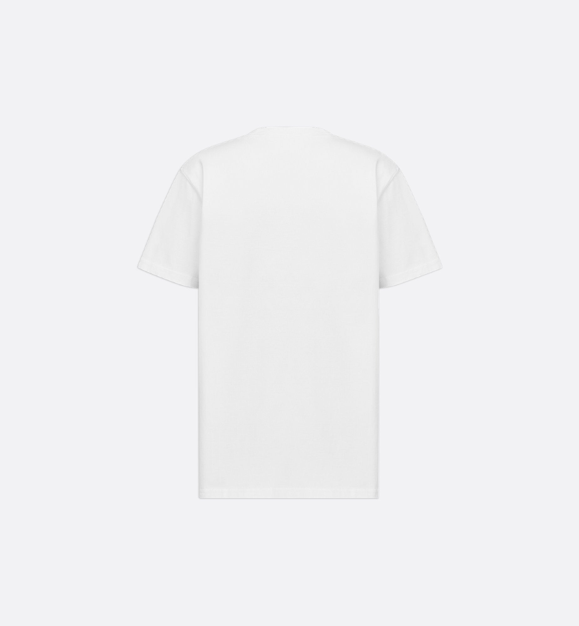 Tricou alb Couture Relaxed Fit cu broderie