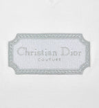 Tricou alb Couture Relaxed Fit cu broderie