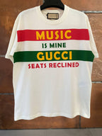 Tricou oversized cu imprimeu Music Is Mine