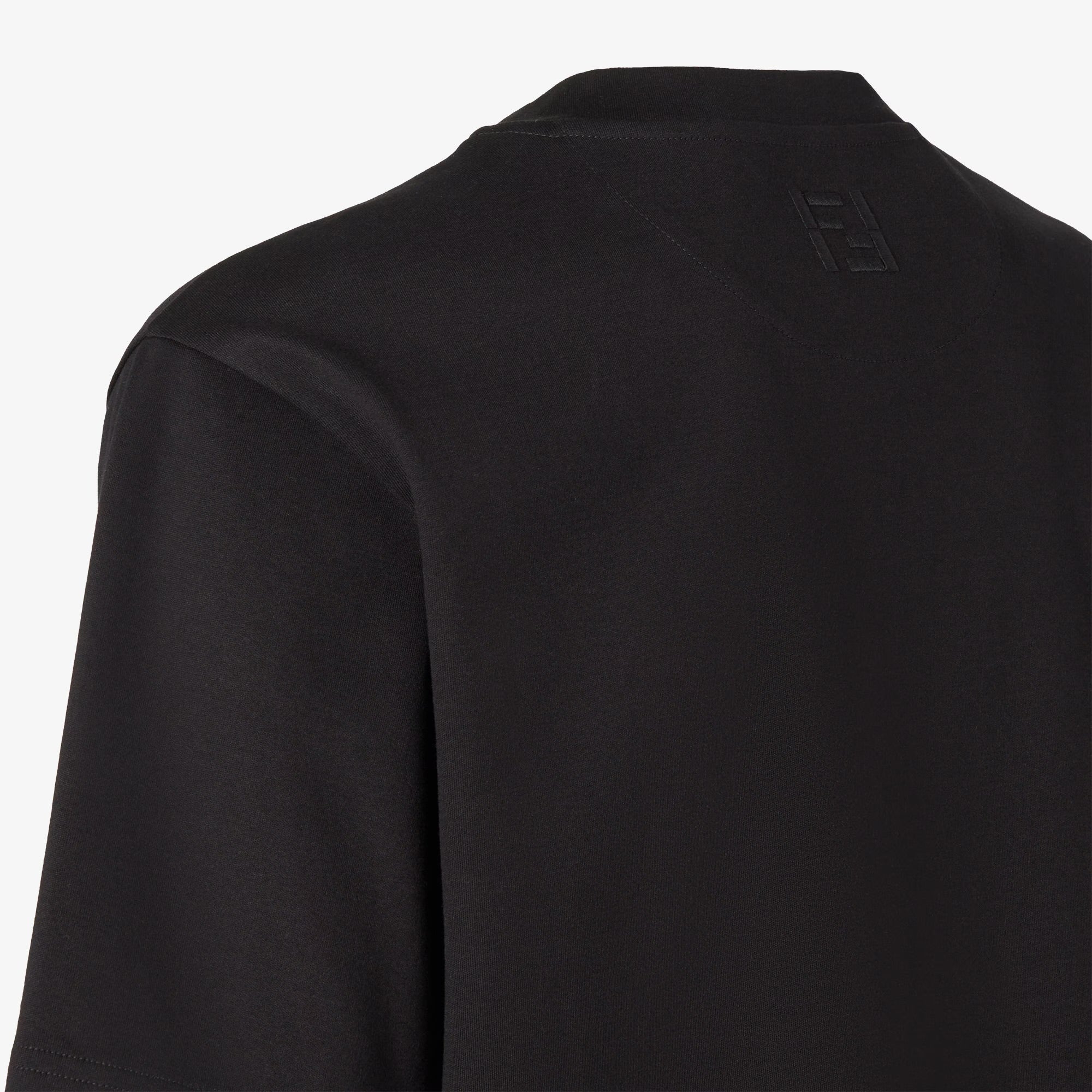 Black T-shirt with Small Patch Pocket