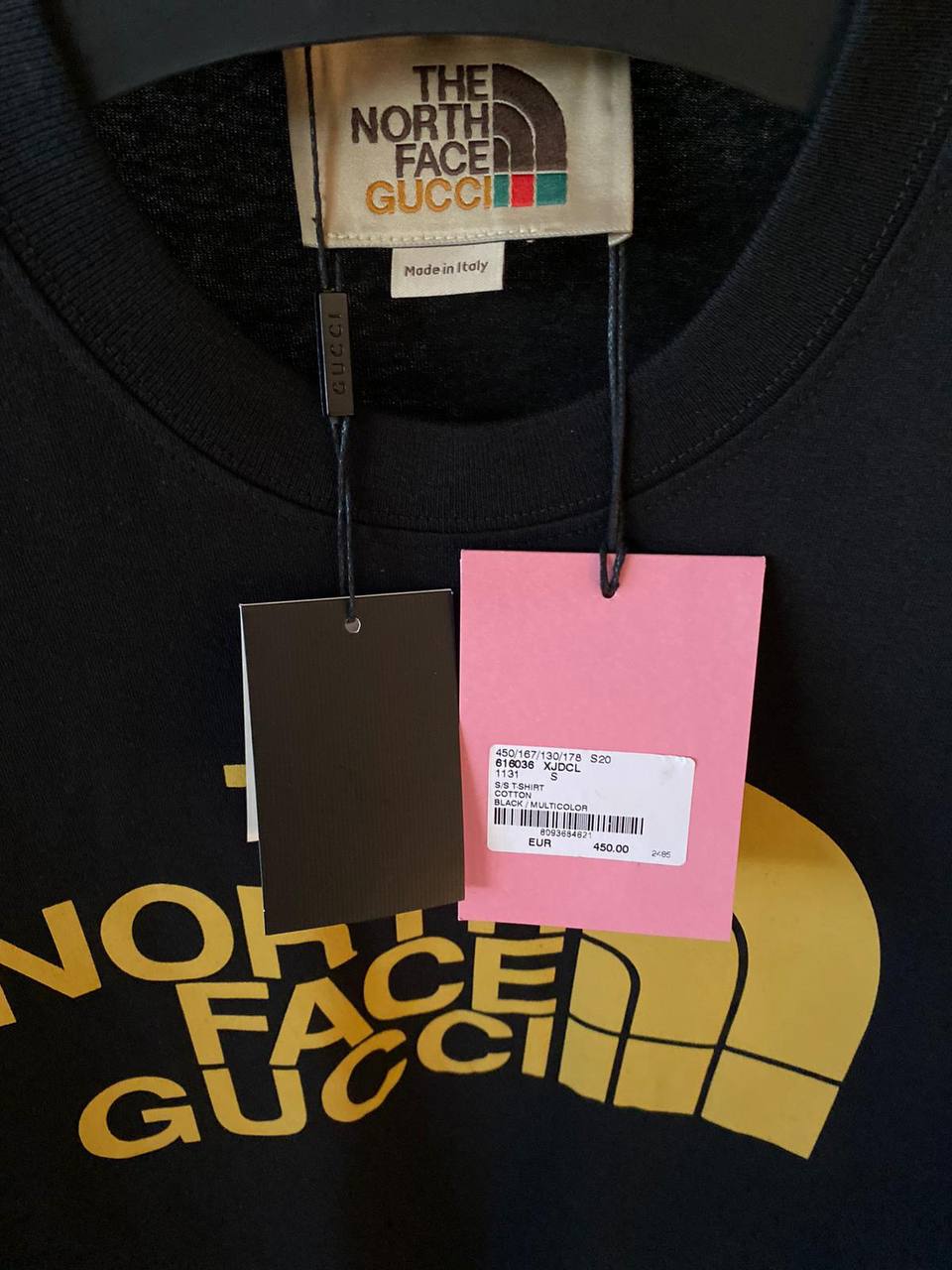 Tricou The North Face negru supradimensionat
