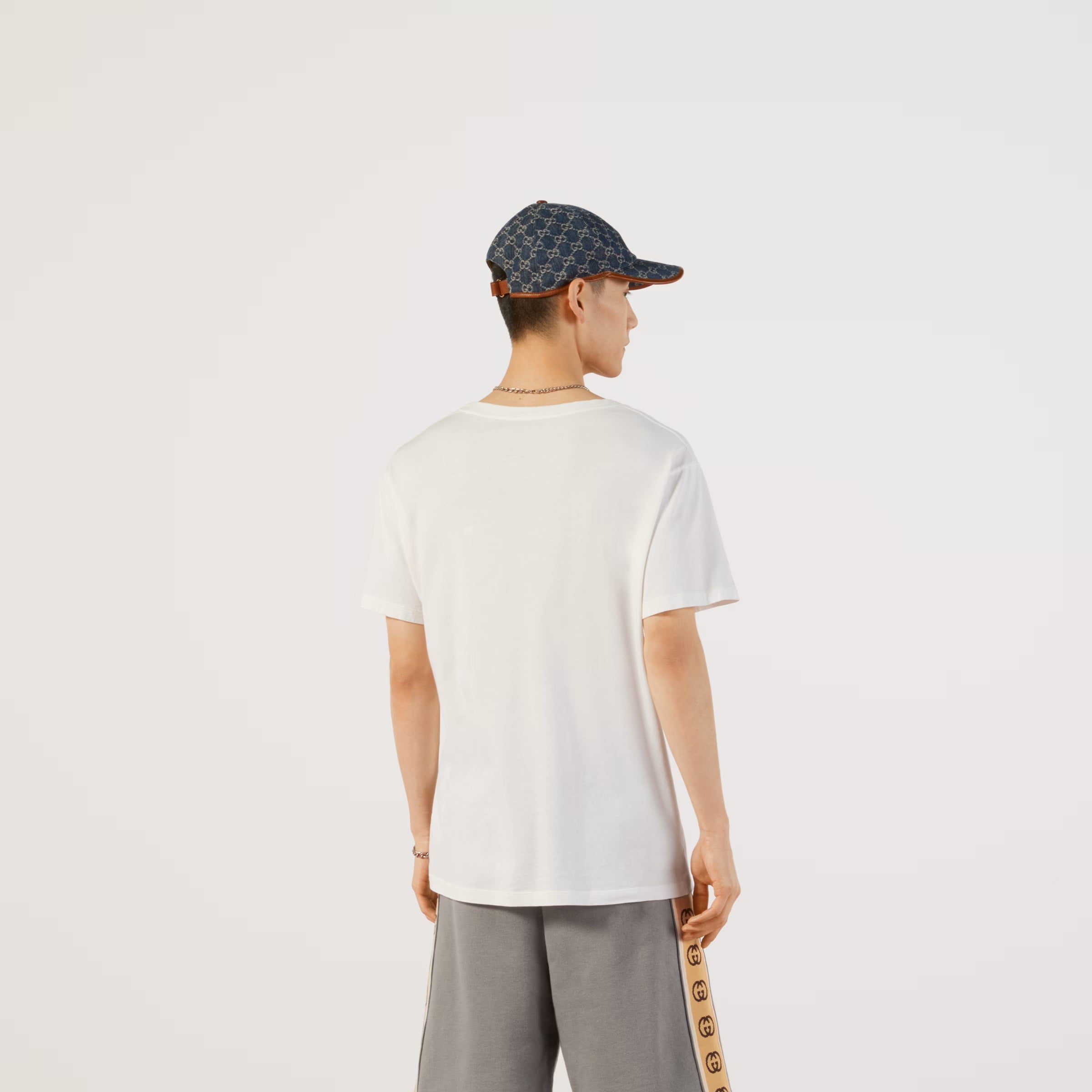 Tricou alb GG Interlocking