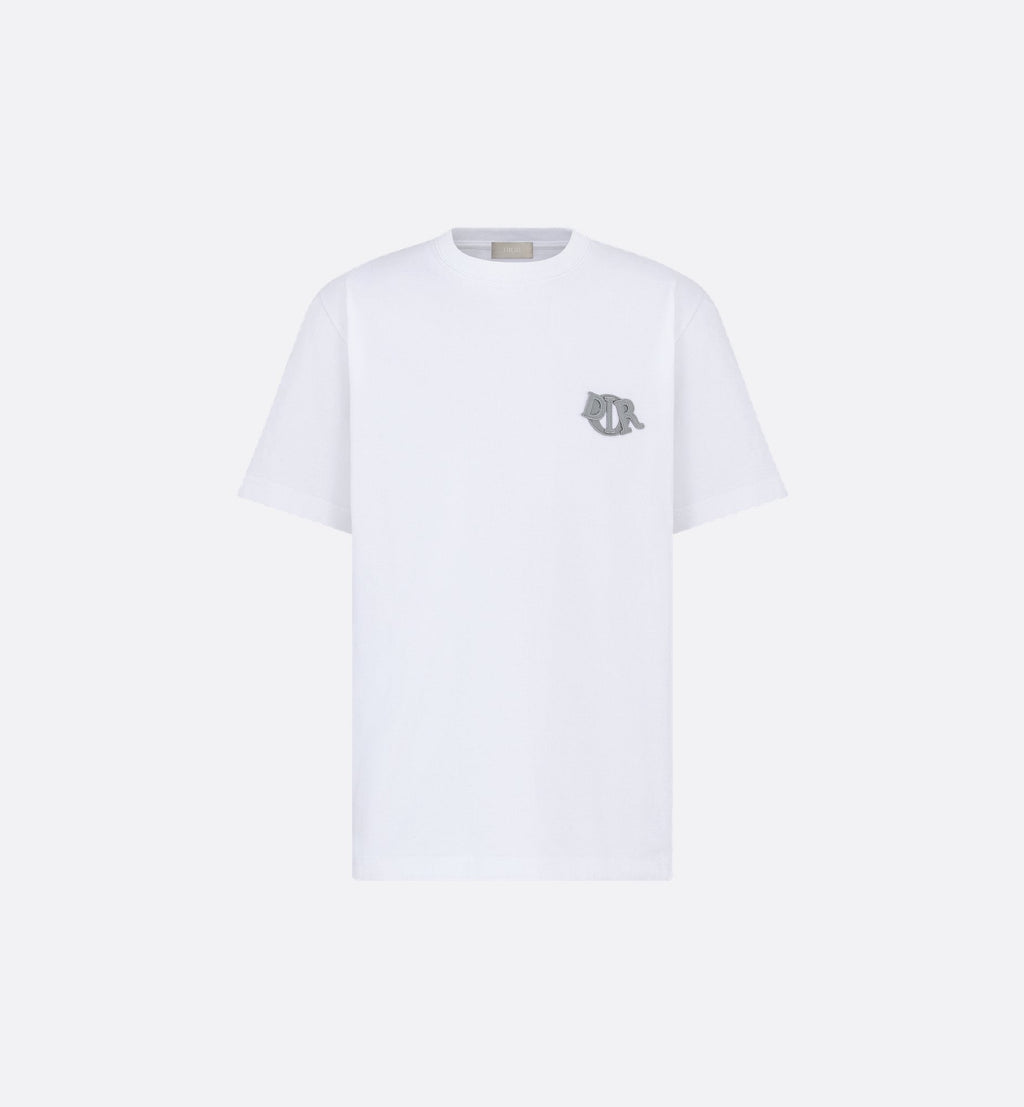 Tricou alb Charm Relaxed Fit