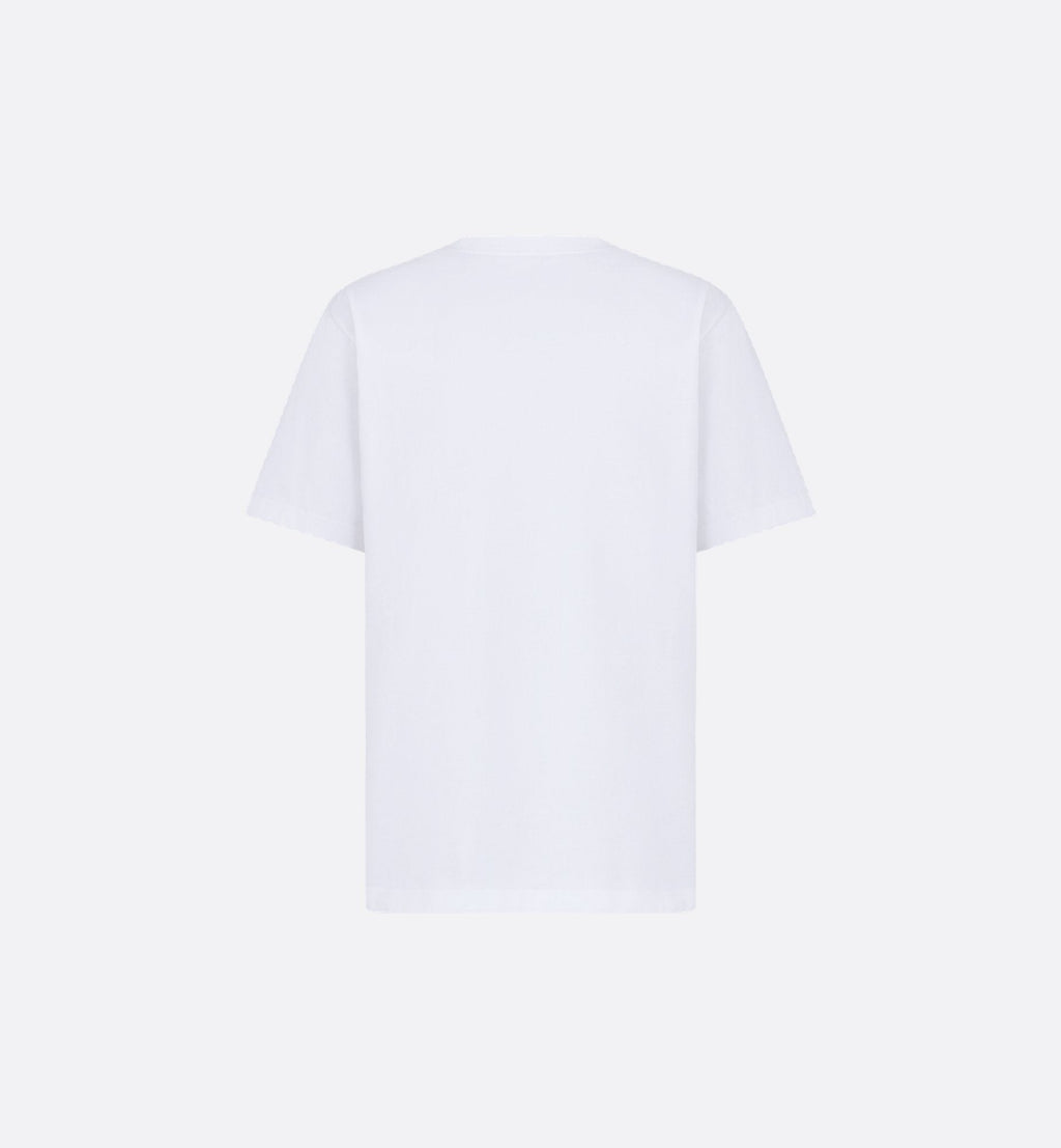 Tricou alb Charm Relaxed Fit
