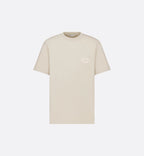 Tricou Charm bej relaxed fit