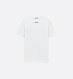 Tricou Relaxed Fit Alb cu Etichetă