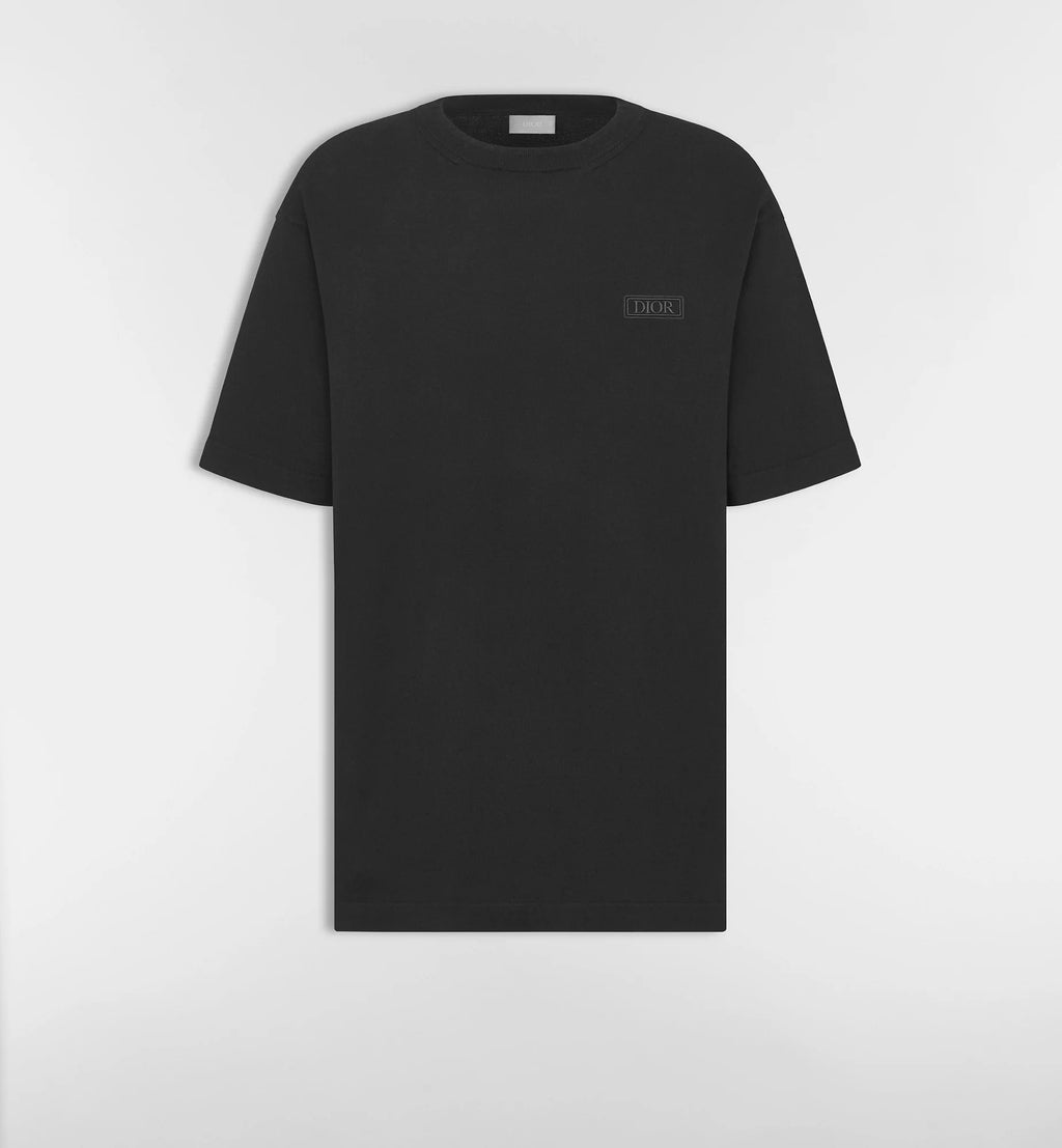 Tricou din jerseu de bumbac Icons, negru