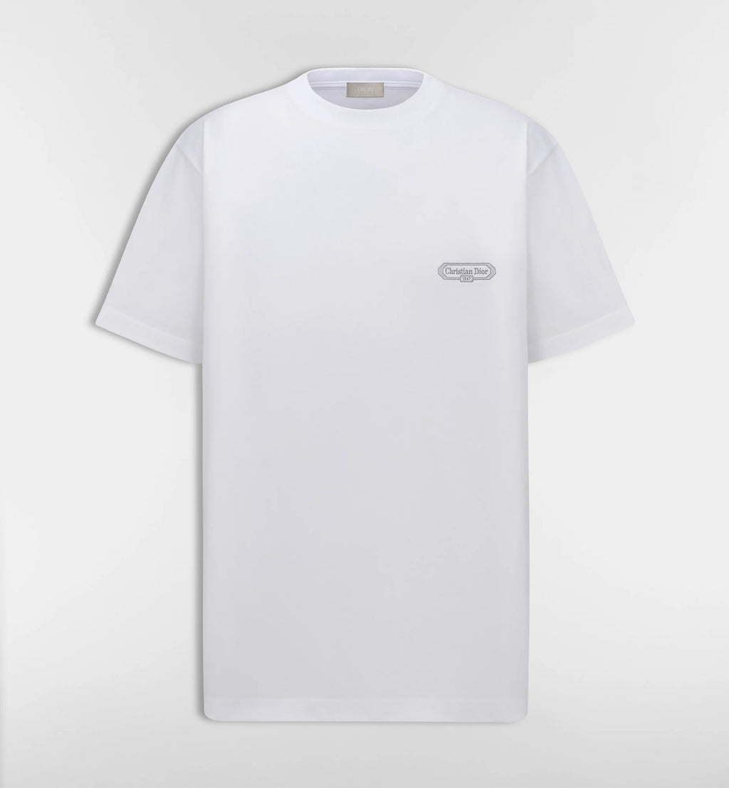 Tricou CD Box relaxat, alb