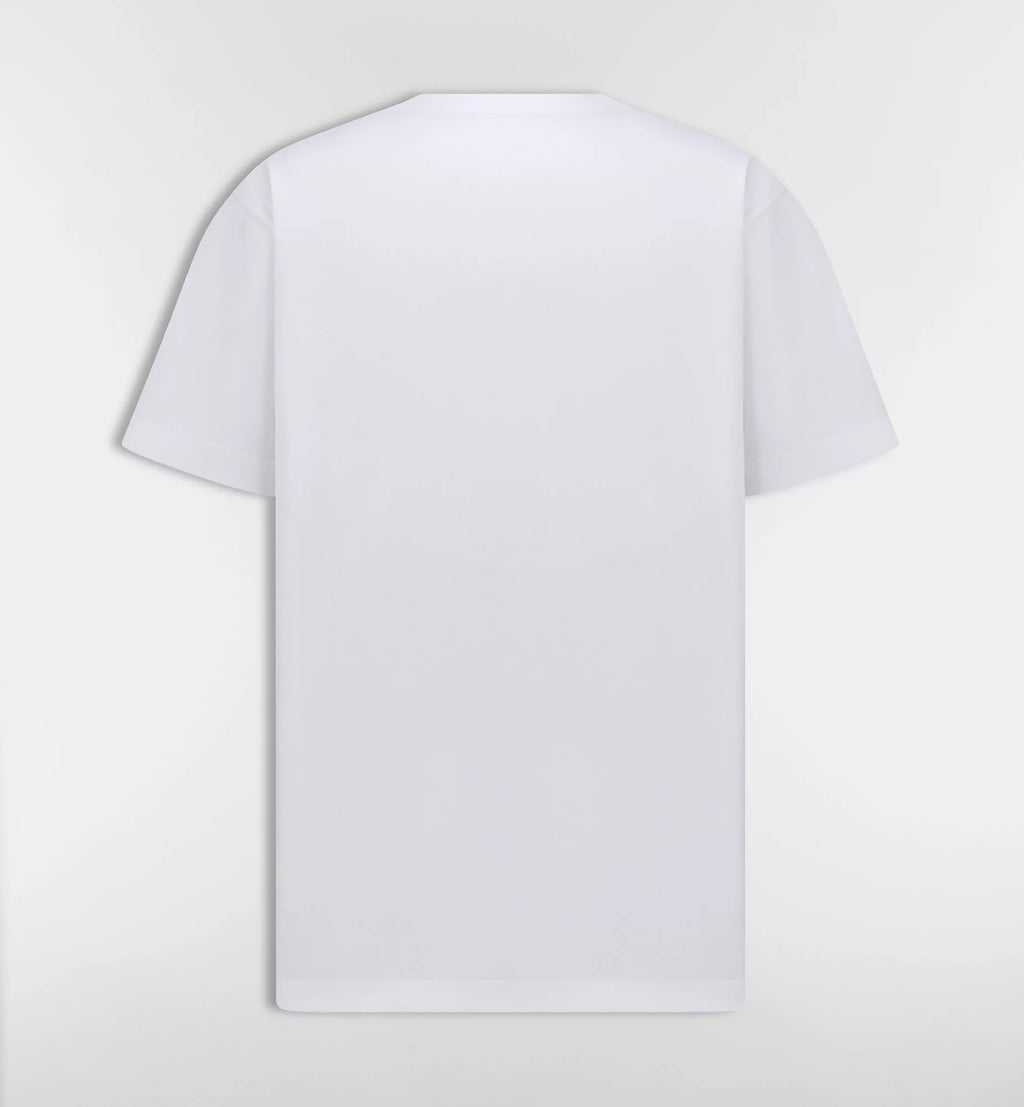 Tricou CD Box relaxat, alb