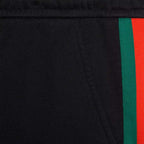 GUC x TheNrthFace Web print black cotton Shorts - Styledistrict