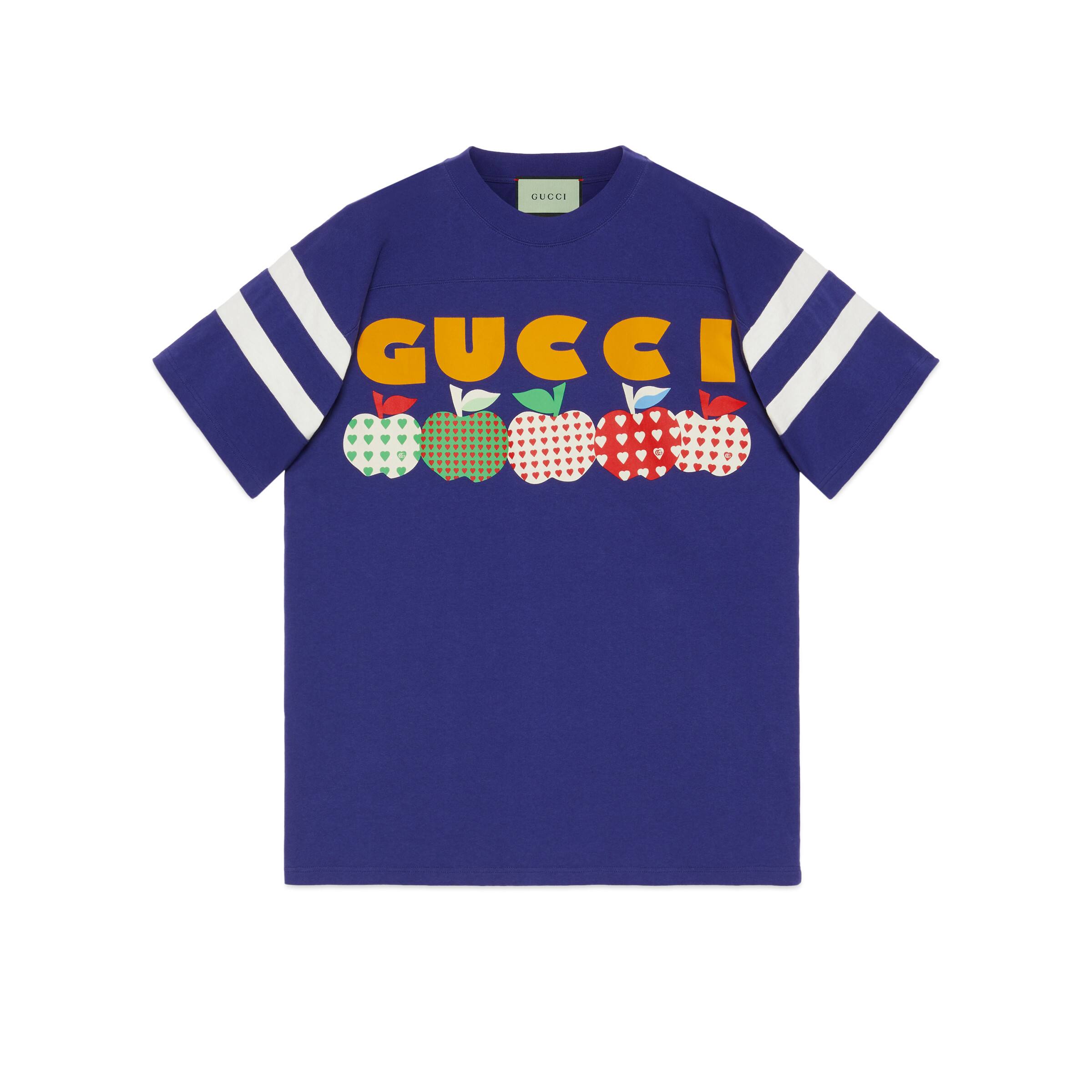GUC Les Pommes Purple T-shirt - Styledistrict