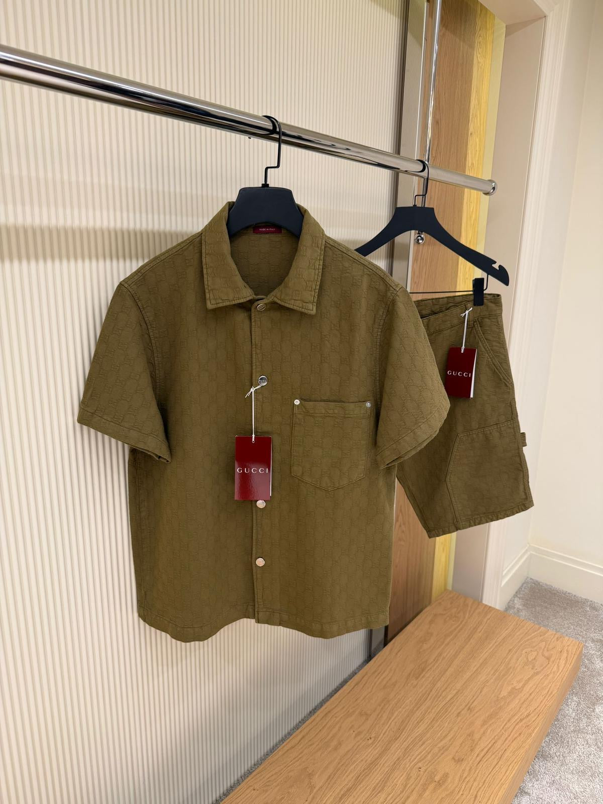 Green Set - Shirt and Shorts