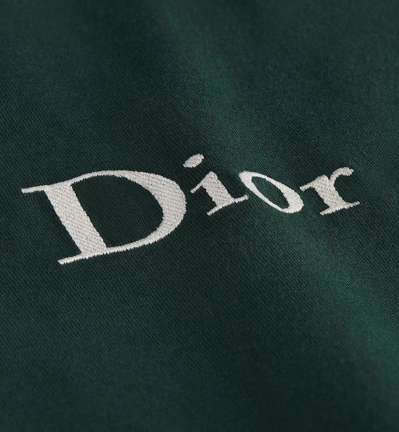 Tricou verde relaxed fit cu broderie logo