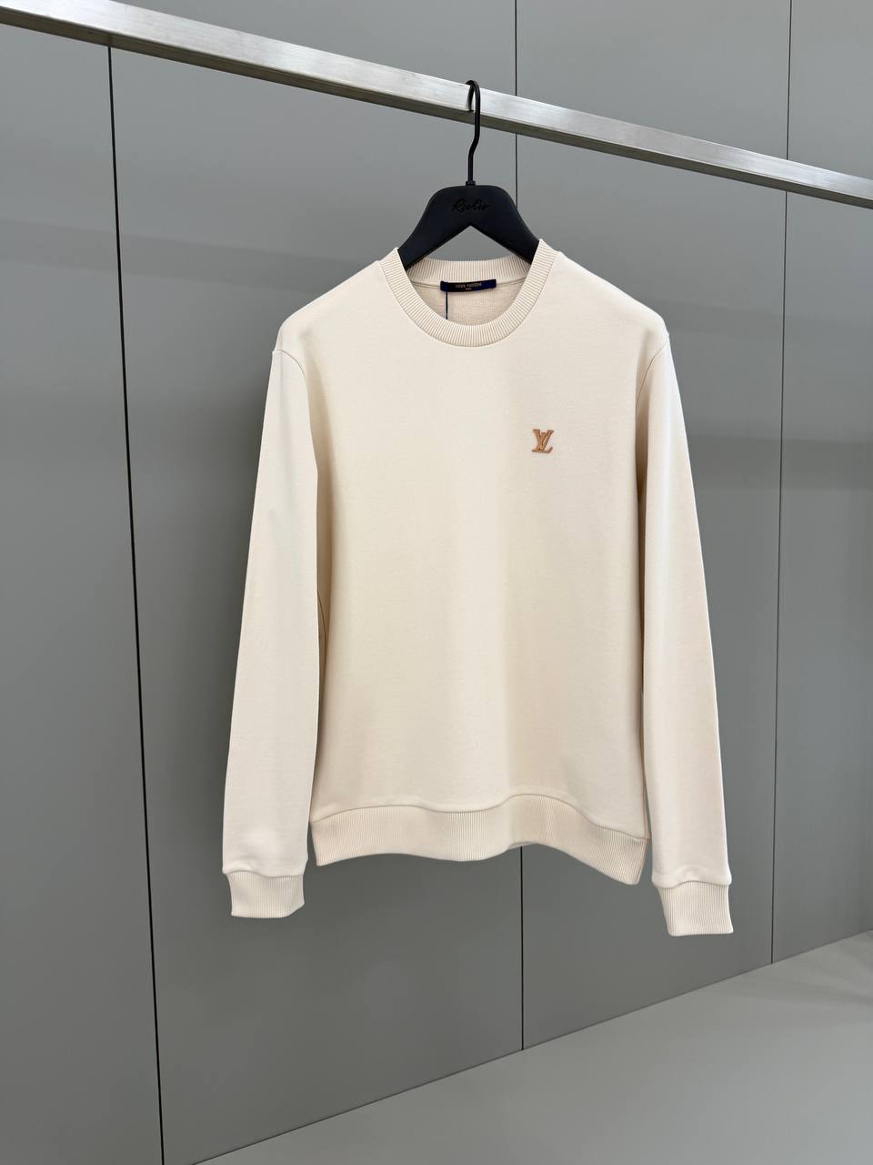 LV Patch Cream White Sweatshirt
