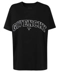 GVCH black college embroidery t-shirt - Exclusive Wear