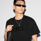 Tricou din jerseu de bumbac cu logo