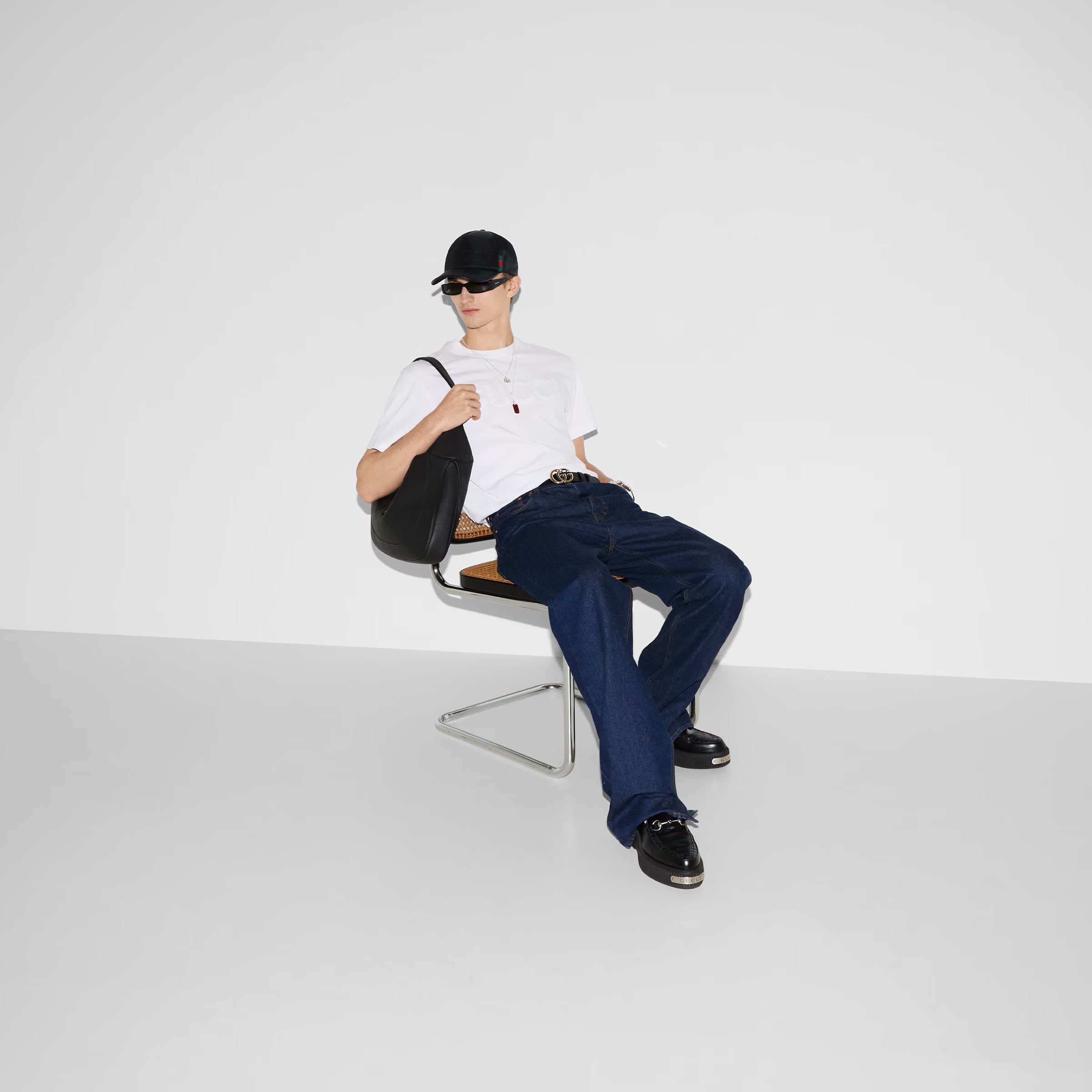 Tricou din jerseu de bumbac cu logo