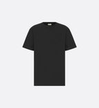 Tricou CD ICON negru, cu croială relaxată