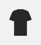Tricou CD ICON negru, cu croială relaxată