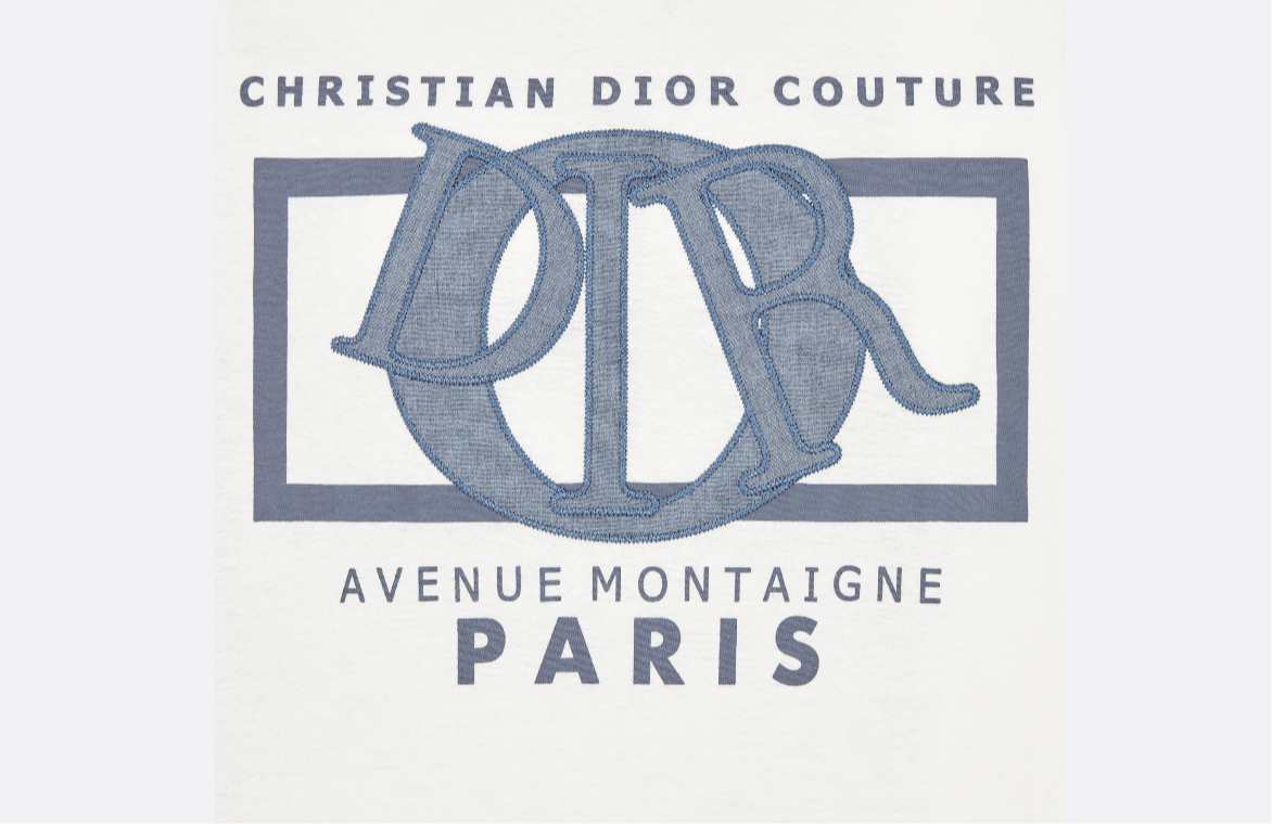 Tricou din jerseu de bumbac alb