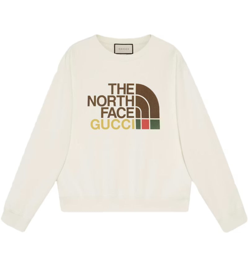 Hanorac din bumbac alb, imprimat web