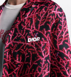 Set cu motive de corali în negru și roșu