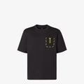 Black T-shirt with Small Patch Pocket