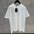 Tricou alb din amestec de mătase