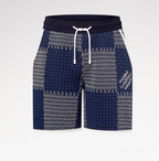 Set din jerseu de bumbac Damier Jacquard
