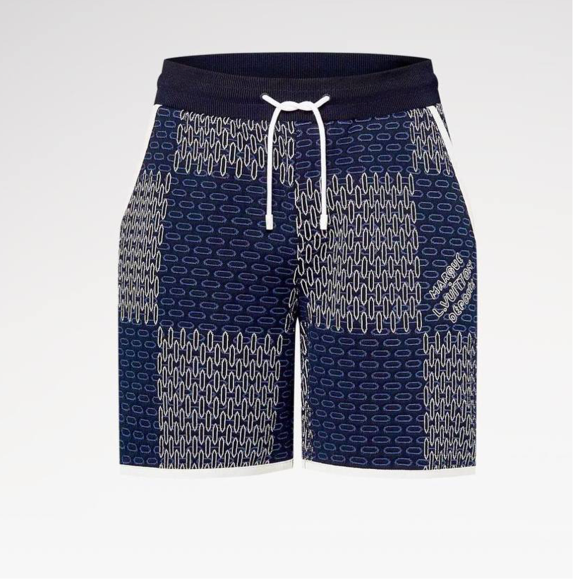 Set din jerseu de bumbac Damier Jacquard
