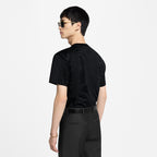 Jersey Jacquard Black T-shirt