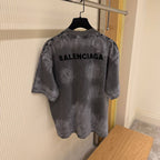 Tricou negru supradimensionat