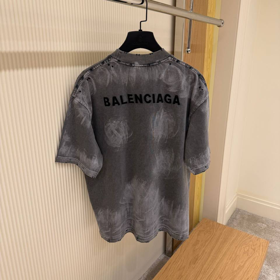 Tricou negru supradimensionat